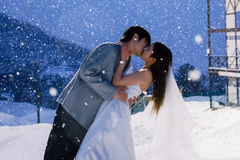 雪夜 日本婚纱照 日本旅拍 尼鹿摄影旧站作品