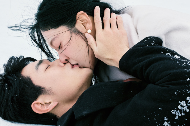雪地里相爱 日本婚纱照 日本旅拍 尼鹿摄影旧站作品
