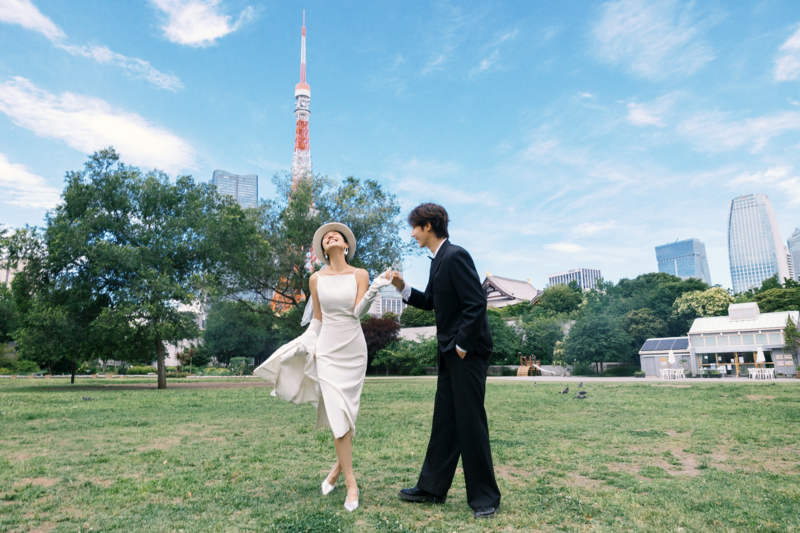 东京塔下 日本婚纱照 日本旅拍 尼鹿摄影旧站作品