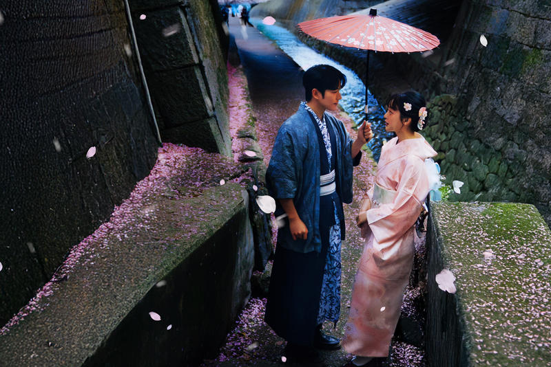 京都樱花和服日本婚纱照作品