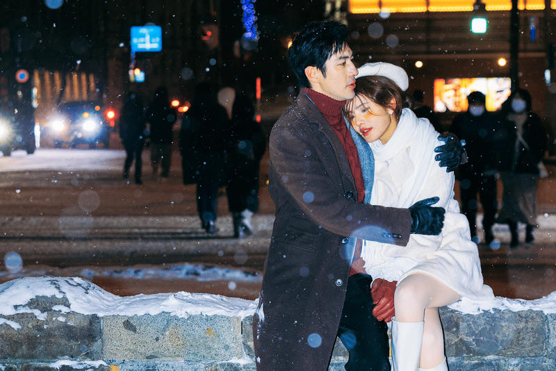 北海道的雪夜 日本婚纱照 日本旅拍 尼鹿摄影旧站作品