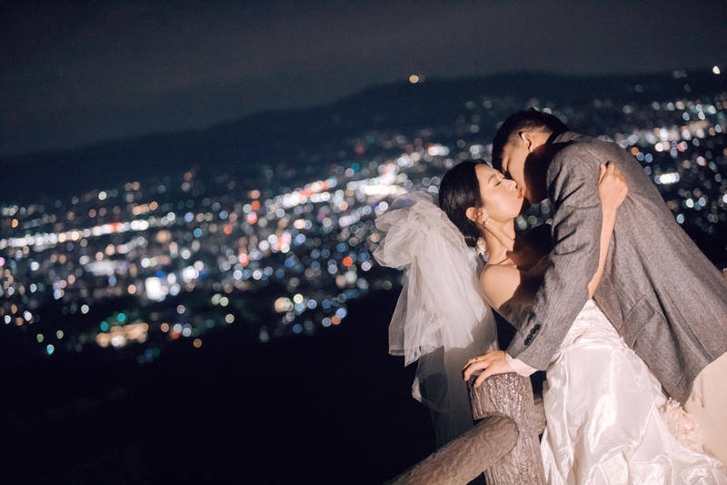 若草山夜景婚纱照 日本婚纱照 日本旅拍 尼鹿摄影旧站作品