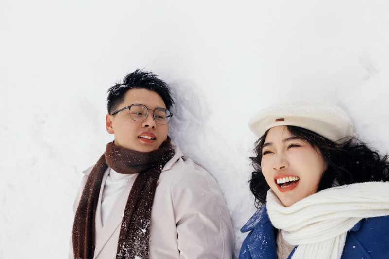在小樽生命中最美好的冬天 日本婚纱照 日本旅拍 尼鹿摄影旧站作品